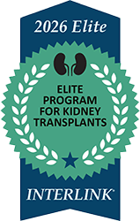 2026 ELITE Program for kidney transplants awarded by INTERLINK