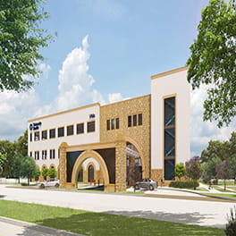 External rendering of University Health's new location Vida