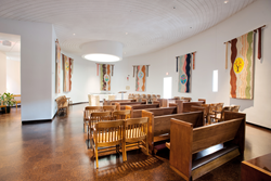 A picture depicting the Peveto Chapel at University Hospital