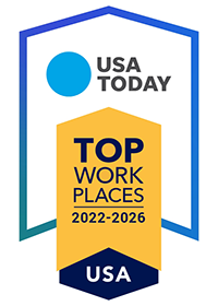 USA Today Top Workplaces award 2022-2026