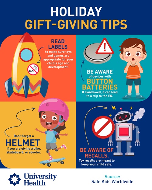 Holiday toy safety tips