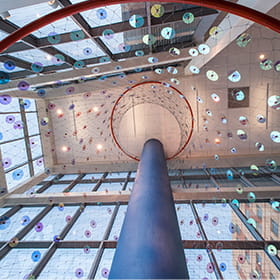 Art installation in the Sky Tower