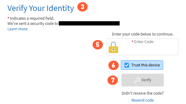 Instructions for verifying your identity