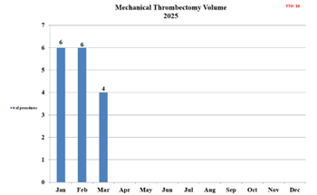 Mechanical Endovascular Reperfusion Therapy volume in 2021