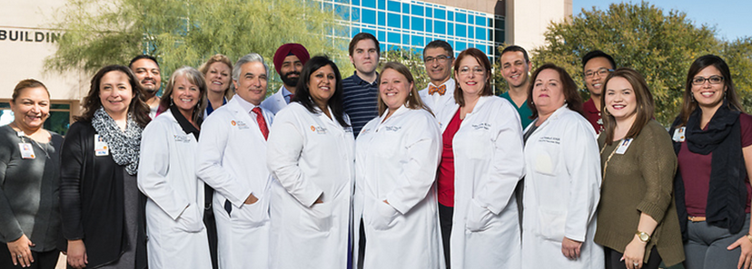 Group photo of Texas Liver Tumor Center team.
