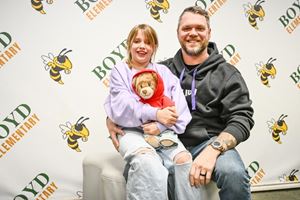 Michael Wilson and daughter